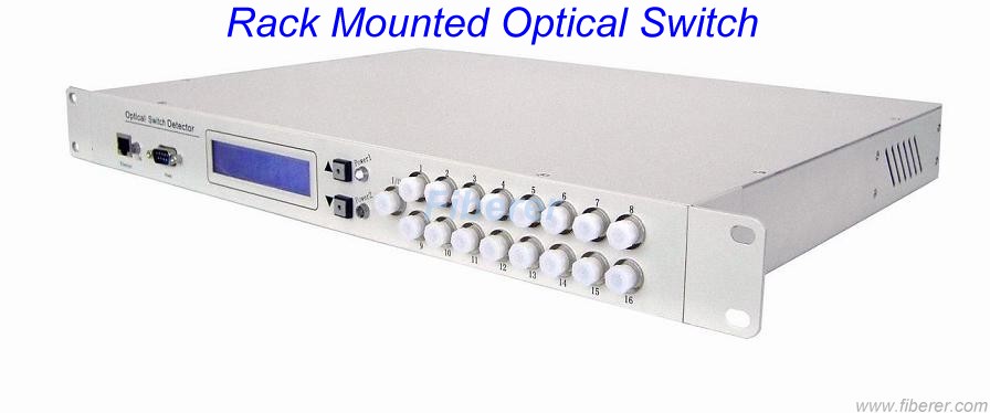 1xN rack-mounted optical switch (1-512 channels) 